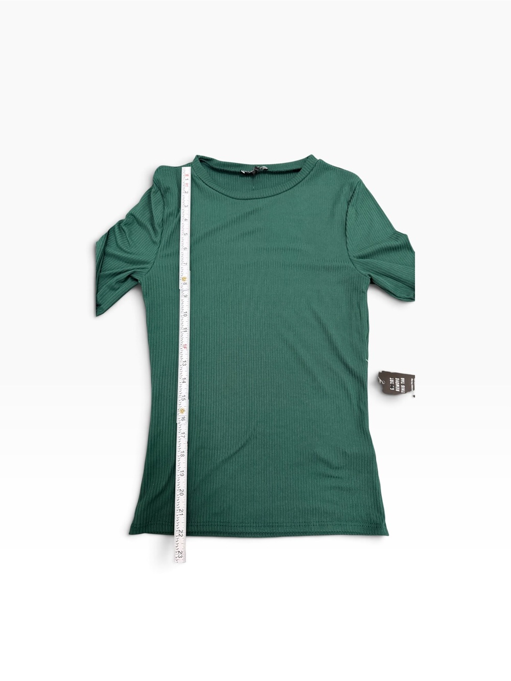 Express Ribbed Long-Sleeve Crewneck Top - Picture 5 of 7
